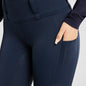 Horze Anya Womens Thermo Hybrid Full Seat Tights - Caviar