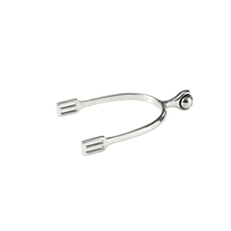 Horze Roller Ball Spurs - 20 mm - Silver