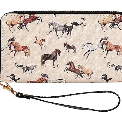 Awst Int'l Clutch Wallet - Horses All Over