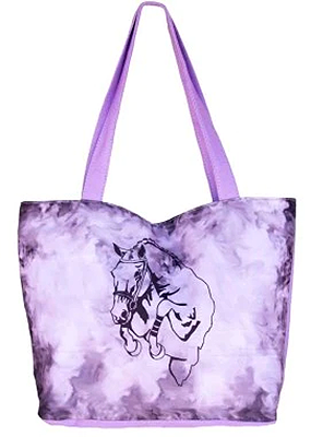 Intrepid WOW Jumper Canvas Tote Bag - Purple