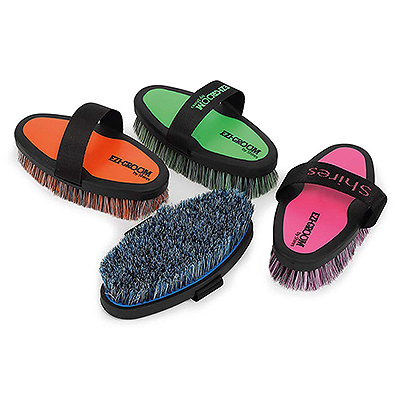 Shires EZI-Groom Grip Body Brush