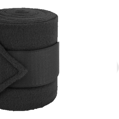 Waldhausen Esperia Fleece Bandage, Set of 4 - Black