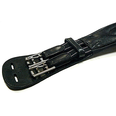 Bobby’s English Tack Black Leather Dressage Girth 130-D