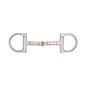 Horze Copper Roller D-Ring Snaffle Bit