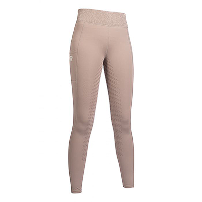 HKM Silicone Full Seat Tights -Lavender Bay- Taupe