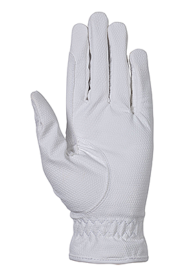 HKM Riding gloves -Competition- White/Rose
