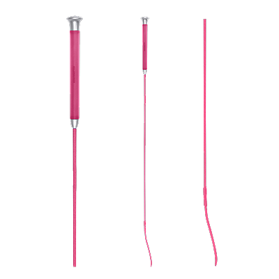 Waldhausen Dressage Whip with Gel Grip - Pink