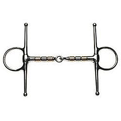 korsteel copper and steel roller fullcheek snaffle