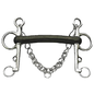 Korsteel Hard Rubber Mullen Mouth Pelham Bit