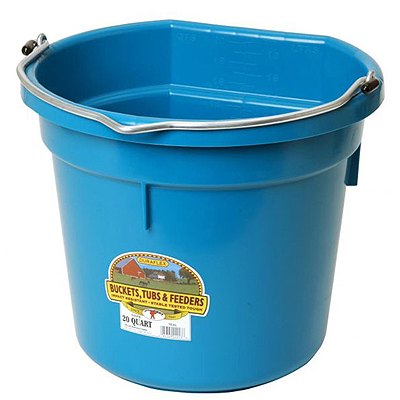Miller Little Giant DuraFlex Flatback Bucket-Teal