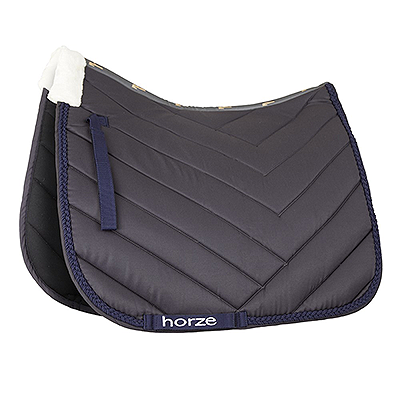 Horze Victoria Dressage Saddle Pad - Inkwell Blue