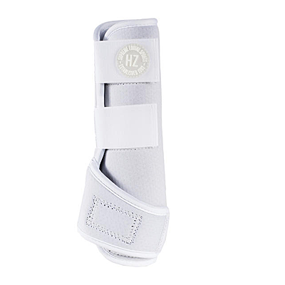 white brushing boot