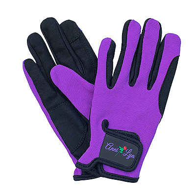 Anni Lyn Sportswear Kid’s Competitor Riding Glove - Violet