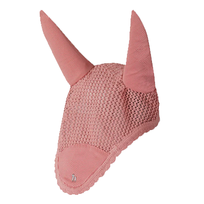 Horse Cooling Ear Net - Peach Amber Pink