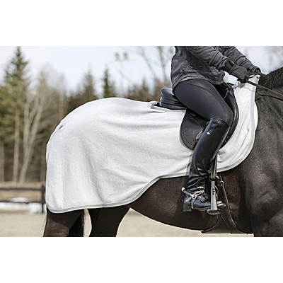 Polar Gray Horze Turner Fleece Riding Blanket