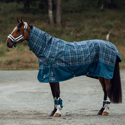 Horze Nevada 1200D Lightweight Turnout Sheet - Legion Blue/Dress Blue