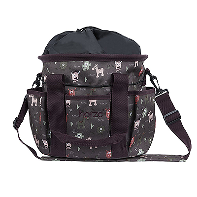 Horze Monster Kids Grooming Bag - Fig Purple