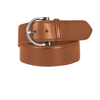 Kerrits Simple D Leather Belt - Cognac