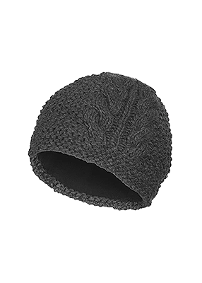 Kerrits Cozy Cable Knit Hat - Heather Black