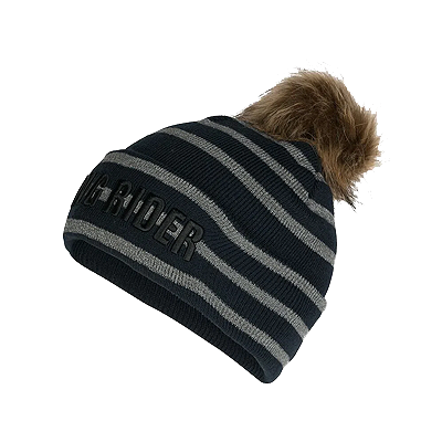 Horze Terry Kids Reflective Knitted Hat - Dark Navy