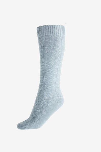 Horze Clara Winter Socks - Silver Blue
