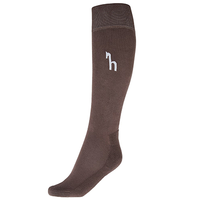 Horze Women's Bamboo Winter Knee Socks - Blackened Pearl
