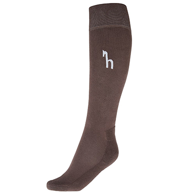 Horze Women's Bamboo Winter Knee Socks - French Roast Brown