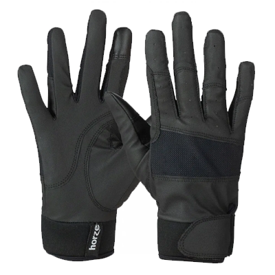 Horze Women's Stretch Gloves – Black