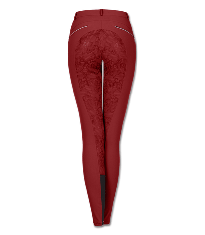 red rust Waldhausen Full Seat Breeches Vienna