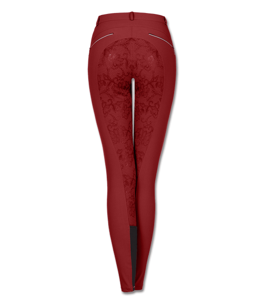 red rust Waldhausen Full Seat Breeches Vienna