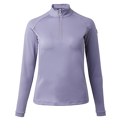 Horze Carolina Women's Training Shirt - Grey Ridge Purple