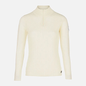 B Vertigo Ruth Knitted Pullover with Front Zipper-Egret White