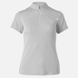 Horze Kaitlin Womens Short Sleeved Performance Show and Training Shirt - White