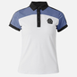 B Vertigo Alessa Womens Performance Polo Shirt - Infinity Blue/ White