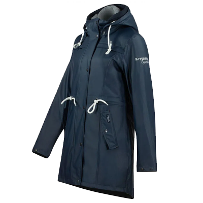 B Vertigo Emma Women's PU Raincoat - Navy Dark Blue