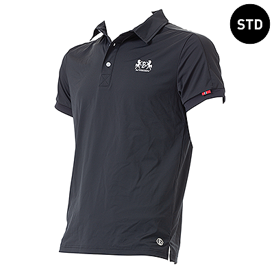 B Vertigo Flynn Mens Technical Polo Shirt - Anthracite Grey