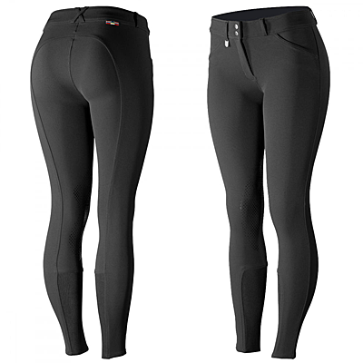 black Horze Grand Prix Women's Silicone Knee-Patch Breeches