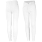 white Horze Junior Active Silicone Grip Full Seat Breeches