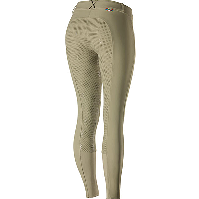 Light Brown Horze Grand Prix Women's Silicon Grip Full Seat