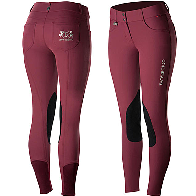 B Vertigo Kimberley Women's Leather Knee Patch Breeches