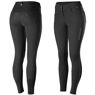 B Vertigo Kimberley Women's Leather Knee Patch Breeches