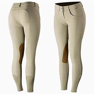 B Vertigo Melissa Women's Leather Knee Patch Breeches
