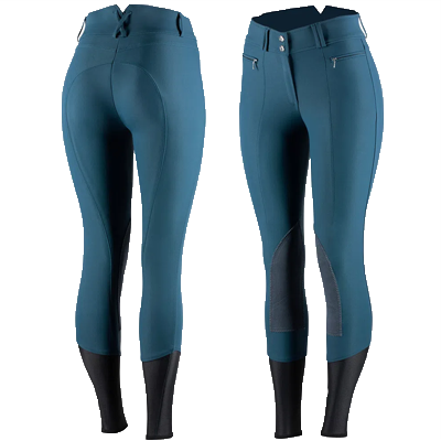 Horze Women's Angelina Knee Patch Breeches - Leather Patches