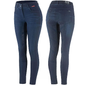 B Vertigo Elle Women's Denim Breeches Silicon Full Seat - Dark Blue