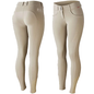 B Vertigo Meghan Womens Silicone Knee Patch Breeches-Plaza Taupe Light Brown