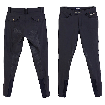 B Vertigo Damien Mens Full Seat Breeches - Obscure Night Dark blue