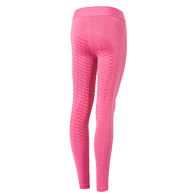 Horze Tessa Kids Full Seat Riding Tights - Azalea Pink