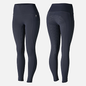Horze Womens Gillian Silicone Full Seat Tights - Dark Navy