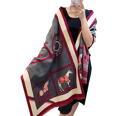 EQL Burgundy Reversible Wrap – Gallop Collection