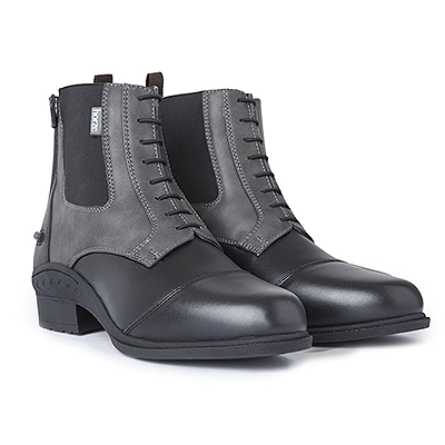 Horze Kilkenny Women's Two-Toned Paddock Boots - Black/Grey